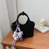 Bolsa de Mão Texturizada de Alta Qualidade para Mulheres, Nova Moda Verão 2025 Bolsa de Ombro, Versátil Simples Bolsa Transversal Bucket