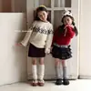 Fornecimento Direto da Fábrica Outono WTB878 Série Retro Algodão Penteado Liso Polainas Infantis Estilo Coreano Meias Largas Lote Misto