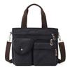 Bolsa Transversal Masculina Wanke Shang Canvas Resistente ao Desgaste Bolsa de Ombro Bolsa para Notebook Masculina Urbana Simples Portátil Bolsa Masculina para Passeios