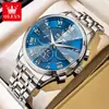 Relógio Marca Oris Multifuncional Totalmente Automático Mecânico Relógio Masculino À Prova D'água Luminoso Moda Negócios Relógio Masculino