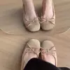 Zapatillas de ballet de 5 cm, nuevo modelo 2026, con aumento interno de altura, estilo slip-on, transpirables y suaves, malla con lazo de verano