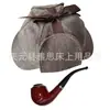Chapéu de Detetive Sherlock Holmes com Aba Dupla, Lupa, Adereços de Decoração para Cosplay, Conjunto de Pipa - Mais Vendido Internacionalmente