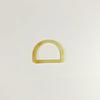 Botón Caiwang Hebilla en forma de D Anillo D semicircular Accesorios Decorativos para Bolsos Venta Directa de Fábrica