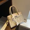 Bolso de Mano para Mujer 2026 Nuevo Modelo Bolso de Hombro Platino para Viajes Diarios Gran Capacidad Bolso Cruzado Bolso Tote Retro para Viajes Diarios