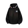 Sudadera con capucha bordada de letras grandes, moderna y divertida, estilo americano, transfronteriza, para mujer, nuevo modelo de otoño e invierno, manga larga, corte holgado, prenda exterior para pareja