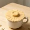 Tapas de silicona de grado alimenticio para tazas, universales para tazas, a prueba de polvo, se venden por separado, adecuadas para vasos de agua y tazas de té, tapas redondas para tazas para uso doméstico