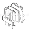 Transformador UU10.5 Bobina Frame de Fonte de Alimentação de Alta Frequência Frame UU10.5 Slot Duplo Horizontal 3+3-1020