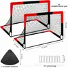 Gol de Futebol Portátil para Casa Dobrável Pequeno Gol para Crianças Gramado Playground Equipamento de Treinamento de Futebol Atacado