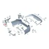 2148858704 2148858804 Es Adecuado para el Soporte del Parachoques Trasero del Mercedes-Benz W214 E350..
