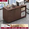 Armário de Arquivo de Escritório sob a Mesa Armário de Armazenamento Armário de Escritório Armazenamento Armário Lateral Armário com Gavetas de Madeira com Chave Armário Baixo Armário de Armazenamento