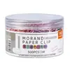Clipes de Papel Coloridos Morandi Cor Verdadeira, Material de Escritório Colorido, Marcadores Criativos para Arquivos, Clipes de Papel Atacado