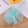 10cm color sólido doble capa tela gasa tocado hecho a mano zapatos flor sombrero tocado flor accesorio de ropa pinza para el pelo diadema accesorios DIY