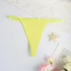 Calcinhas Fio Dental Personalizadas Transfronteiriças para Mulheres, Tanga Sexy Estilo Europeu e Americano Sem Costura com Forro de Algodão, Roupa Íntima Feminina Amiga da Pele