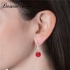 Elegantes Tacones Altos y Pendientes Están Hechos de Cristales Swarovski de Doce Colores para Mujer, Simples y Versátiles