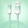 Cabo de Dados Trançado Rápido 65W Cristal de Gelo Gradiente Adequado para Apple Huawei Tipo-C Cabo de Dados Cabo de Carregamento Pd27W