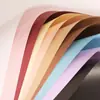 157g Papel de Estilismo Fábrica al por Mayor Engrosado y Resistente Color Sólido Papel Kraft Materiales para Arte Floral Papel de Envoltura para Ramo