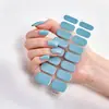 Pegatinas para Uñas con Purpurina de Color Sólido Sin Hornear Removibles Pegatinas para Uñas con Pegamento de Gelatina Suministro Directo de Fábrica Origen Seguras para Mujeres Embarazadas