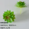 Plantación de Bonsái de Suculentas Simuladas Cuidadosamente Seleccionadas Mini Accesorios de Suculentas Falsas Terciopelo Plantas Verdes Decoración del Hogar DIY Adornos