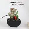 Fontana de Mesa Transfronteiriça Decoração com Água Corrente Animal Criativo para Escritório Circulação de Água Paisagem Aquática Roda d'Água Cerimônia de Abertura