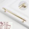 Tirador dorado para cajón de muebles europeos Jane, tirador de puerta de armario francés, tirador de hardware, venta al por mayor, directo de fábrica