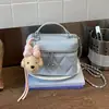 Bolsa pequena super quente feminina verão 2026 novo design de nicho estiloso bolsa transversal com corrente losango bolsa de mão bolsa caixa