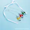 Entre no PDD Crystal Sun Catcher pingente de cristal pingente de Natal decoração de jardim apanhador de sol cor sinos de vento