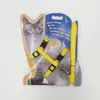 Spot atacado coleira para pet gato industrial peitoral traseiro corrente para gato multicolor opcional parafuso corda de gato fornecimento direto da fábrica