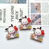 Pochacco Dibujo Animado Acrílico Sanrio DIY Accesorios para el Cabello Accesorios para Funda de Teléfono 2024 Merchandising de Pochacco