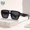 T nuevo transfronterizo nuevo caja europea y americana gafas de sol moda masculina personalidad gafas de sol simples hombres transfronterizo