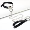 Fábrica de origen procesamiento collar de campana de cuero personalizado con tracción accesorios de entrenamiento divertidos sm suministros sexuales para adultos