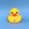 Loja de Chá de Leite Pato Amarelo Patinho Amarelo Pato Médio Acessórios Água de Pato Pato Não. 4 Acessórios de Pato Óculos Chapéu Colar Praia