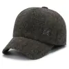 Chapéu de Inverno Masculino com Forro de Veludo Grosso, Proteção para Orelhas, Quente, Estilo Bico de Pato, para Homens de Meia-idade e Idosos, Pai, Boné de Baseball, Proteção contra Frio ao Ar Livre, Chapéu de Algodão