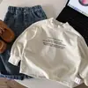 Ropa interior térmica para niños Bangcheng 2026 Invierno Nuevo Suéter de letras de cuello alto medio para niños Ropa interior térmica para bebés Venta al por mayor