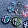 Adecuado para Volante con Logo de Coche Alfa Romeo Tapa Central de Volante Pegatina de Logo Frontal y Trasero
