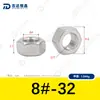 Tuerca Hexagonal de Acero Inoxidable 304 Norma Alemana Din934 Norma Británica Tuerca Hexagonal Exterior Tuerca de Precisión 2M3M5M6-M30
