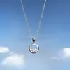 Estilo Coreano Estilo Fresco Zircônia Joias Versáteis TikTok Mesmo Estilo Wang Qingquan Colar Estilo Mori Corrente Simples para Clavícula