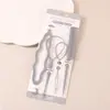 Set de Herramientas Básicas para Peinar el Cabello Transfronterizo, Pasadores de Plástico de Doble Gancho, Set de 4 Piezas para Peinar el Cabello, Rizador de Cabello Simple al por Mayor