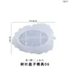 Molde de Resina de Cristal DIY Papoula Prato em Formato de Folha Prato de Armazenamento de Nozes Fabricante de Molde de Silicone Atacado