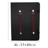 Clip de pintura trasera doble 4K tablero de bocetos de arte 8K clip de hombro portátil impermeable con bolsillo tablero de dibujo para bocetos al por mayor
