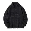 Chamarra casual tipo camisa estilo americano para hombre, moderna y elegante, con un toque de alta gama, marca de moda urbana, nueva camisa de otoño e invierno