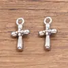2 Modelos, 2 Colores, Accesorios de Joyería de Acero Inoxidable 304, Colgante Geométrico, Colgante de Dijes de Cruz, Recubrimiento al Vacío