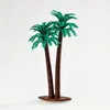 Musgo Micro Paisagem Árvore Paisagem Árvore Prato Suculento Material DIY Árvore Coqueiro Árvore de Natal