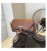 Comercio Exterior Personalizado Moderno Viajero Impreso Bolso de Mujer 2025 Nuevo Costuras Elegante Hermoso Estilo Occidental Bandolera Hombro Pequeño Bolso Cuadrado
