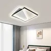 Lâmpada de sala de estar moderna simples para uso doméstico sala de estar quarto sala de jantar nórdica criativa distinta atmosférica retangular lâmpadas