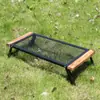 Mesa de churrasco externa Amazon mesa dobrável de camping rack de armazenamento portátil Rack de armazenamento anti-escaldante de faia