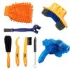 Limpiador de cadena de bicicleta, juego de limpieza, cadena, accesorios de bicicleta de montaña, herramientas de mantenimiento, cepillo grande de limpieza