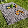 Fabricante Especializado en Tapetes de Picnic para Exteriores, Estilo Pintura al Óleo, Atmósfera Retro Americana, Estilo de Campamento, Tapetes Espesos para Salidas, Tapetes de Playa