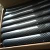 Adesivos anticolisão com padrão universal de fibra de carbono para modificação de carro, faixas antirriscos para portas, adesivos de proteção antirriscos para carroceria no atacado