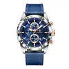 Reloj de Marca Suiza Nuevo Reloj para Hombre Multifunción Luminoso Reloj de Cuarzo Transmisión en Vivo Comercio Exterior Modelo Popular Dropshipping