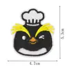 Parches Bordados de Pingüinos Profesionales Originales, Parches de Insignia con Formas Divertidas, Parches Decorativos de Nicho Lindos para Modificación de Ropa
